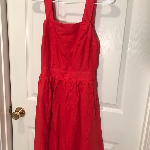 J Crew Tie Back Dress w/ pockets - Size Small! - Picture 3 of 6
